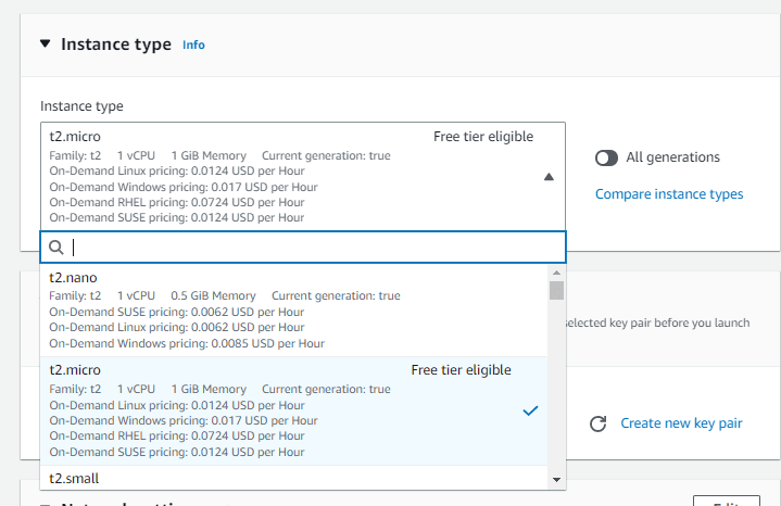 choose-instance-size-and-type