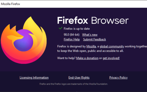 mozilla firefox 98.0：这是新功能