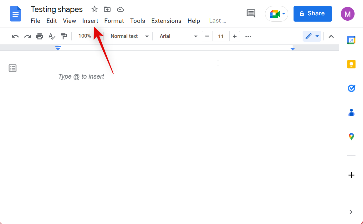 在 google docs 中插入形状的 5 种方法