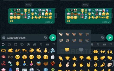 android 上的 whatsapp beta 用户获得新的表情符号