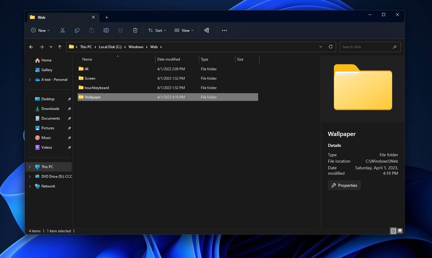 file-explorer-folder-view