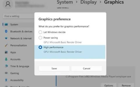 如何强制游戏在 windows 11 中使用显卡或 gpu