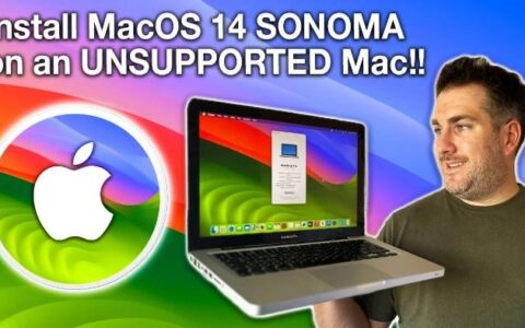 如何在较旧的不受支持的mac上安装macos sonoma