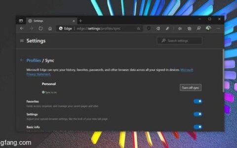 microsoft edge终于可以同步选项卡和历史记录！