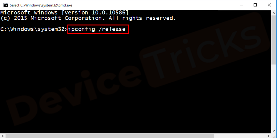 ipconfig-release