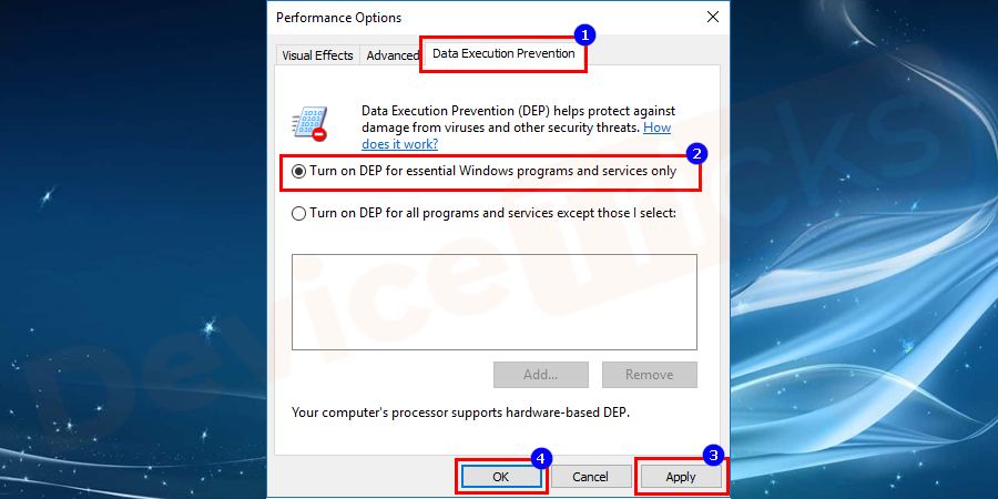 turn-on-dep-for-essential-windows-programs-and-services-only