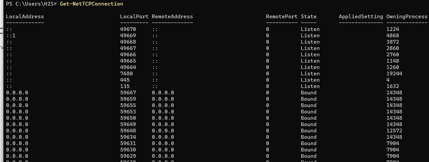 get-tcp-info-ports-powershell